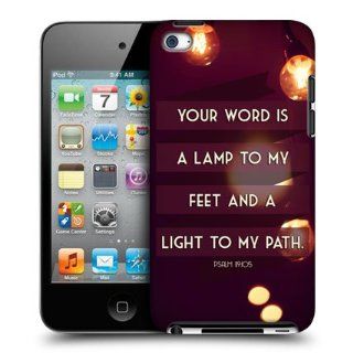 Head Case Designs Your Word Christian Typography Hard Back Case Cover for Apple iPod Touch 4G 4th Gen   Players & Accessories