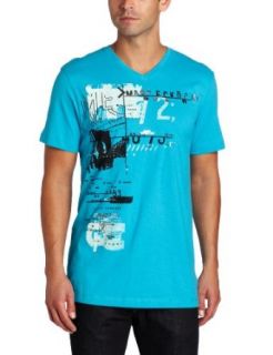 Marc Ecko Cut & Sew Men's Billboard T Shirt, Blue Rock, Medium at  Mens Clothing store