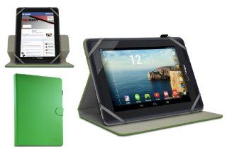MiTab Green Verizon Ellipsis 7 Tablet Faux Leather Rotational Folio Case Computers & Accessories