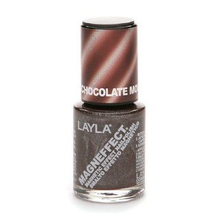 Layla Magneffect Magnetic Effect Nail Polish, Chocolate Mousse 0.33 fl oz (10 ml) Health & Personal Care