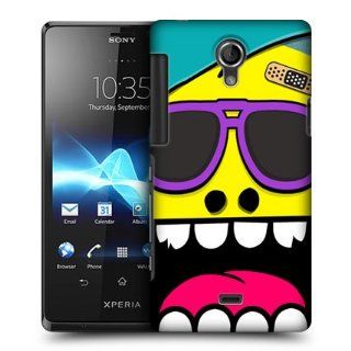 Head Case Designs Ugly_Yellow Ugly Faces Hard Back Case Cover For Sony Xperia T LT30P Cell Phones & Accessories