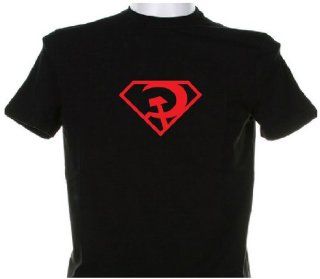 Superman Red Son CCCP Black T Shirt (Size Small) 