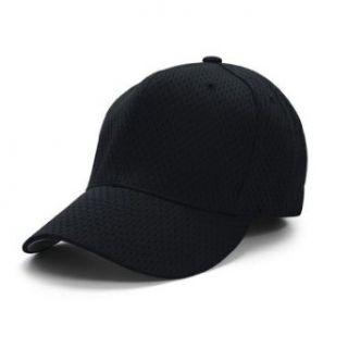 Magic Apparel Athletic Mesh Flex Baseball Cap (Black, Small/Medium) at  Mens Clothing store