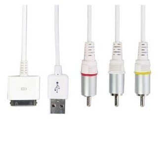 Accell L123B 006J Composite AV Cable with USB Sync/Charge for iPad, iPod or iPhone Electronics
