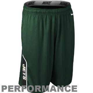 Nike New York Jets Players Performance Shorts   Green  Sports Fan Apparel  Sports & Outdoors