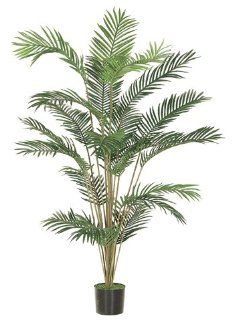 Pack of 2 Artificial Potted Areca Palm Trees 7'  