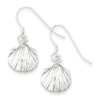 Sterling Silver Shell Earrings Jewelry