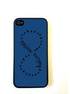 Hakuna Matata Dark Blue Plain Black iPhone 5 Case   For iPhone 5/5G   Designer TPU Case Verizon AT&T Sprint Cell Phones & Accessories