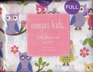 Morgan Kids Owls Microfiber Full Sheet Set  Other Products  