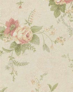 Green 989 64863 Rose Bloom Wallpaper    
