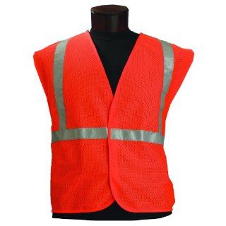Jackson Safety ANSI Class 2 Standard Style Mesh Polyester Safety Vest with Silver Reflective