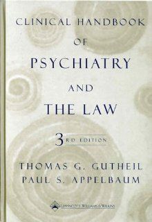 Clinical HAndbook of Psychiatry and the Law 9780781720311 Medicine & Health Science Books @