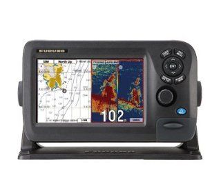 Furuno GP1870F Combination Fishfinder/Chartplotter, MFG# GP1870F, 7" widescreen color LCD, internal 50 channel GPS/WAAS, uses C Map 4D charts (sold separately), 50/200KHz 600/1000 Watt fishfinder, NMEA 2000 data output. Transducer sold separately.  B