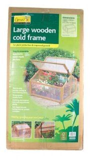 Large Wooden Cold Frame Patio, Lawn & Garden