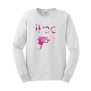 iPac Pink Urban Camouflage Pistol Long Sleeve T Shirt Clothing