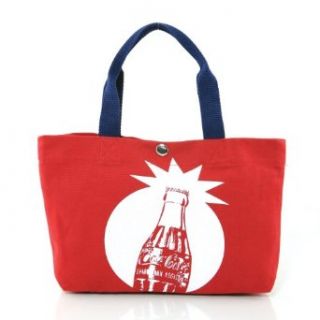 Officially Licensed Classic Coca Cola Glass Bottle Tote Shoulder Handbag Clothing