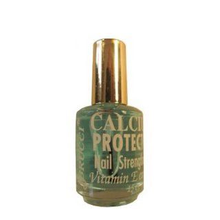 Brucci Calcium Protector Nail Strengthener Vitamin E Enriched  Nail Polish  Beauty