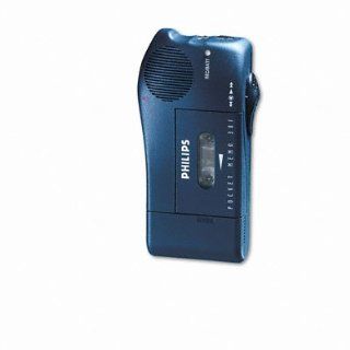 Executive Pocket Minicassette Dictation Recorder with AAA Batteries, Clip, Pouch PSPLFH0588 Electronics