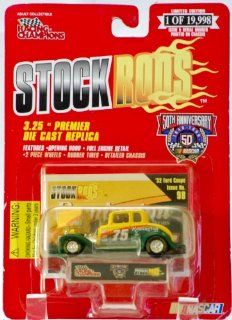 1998   Racing Champions   Stock Rods   NASCAR 50th Anniversary   #75 Rick Mast   1932 Ford Coupe   Issue #98   Remington Arms   w/ Collector Card   1 of 19,998   Numbered   Out of Production   Rare   New   Collectible Toys & Games