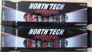 North Tech Power Pack AAA 1.5V Batteries (30 Batteries/Pack, 2 Packs, Total 60 Batteries) Electronics