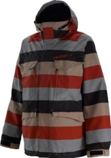 Special Blend Circa Ski Snowboard Jacket Big Stripe Red Army Clothing