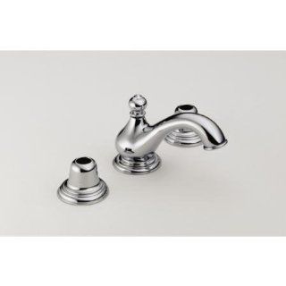 Delta Select 6511 SNLHP Two Handle Traditional Widespread Set Faucet No Handles, Satin Nickel   Touch On Bathroom Sink Faucets  