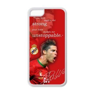 Cristiano Ronaldo iPhone 5c Case Real Madrid FC Silicone Cases Cover at NewOne Electronics