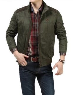 Match Men's Oxford Stand Collar Canvas Jacket Coat #JP328 at  Mens Clothing store