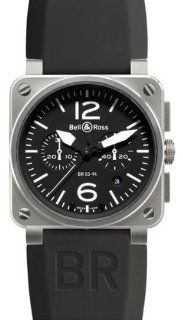 Bell & Ross Br03 90 Automatic Chronograph Watch Br03 94 Steel at  Men's Watch store.