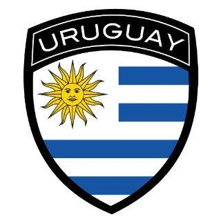 Uruguay Flag Badge Sticker/Decal 