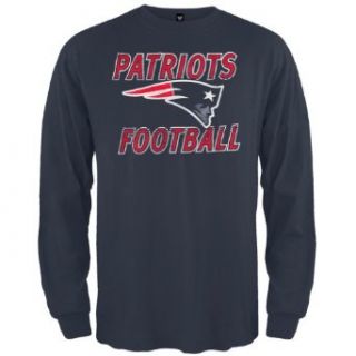 New England Patriots   Mens Flanker Logo Premium Long Sleeve Clothing