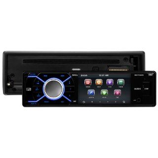BOSS Audio BV7345 In Dash Single Din 3.2 inch Detachable Screen DVD/CD/USB/SD/MP4/ Player Receiver with Remote 