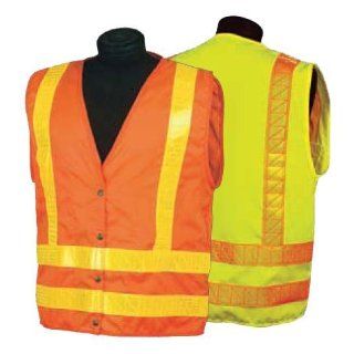 ML Kishigo 1095 Hydrowick Lite Polyester Snap Front Vest, Medium, Orange Safety Vests