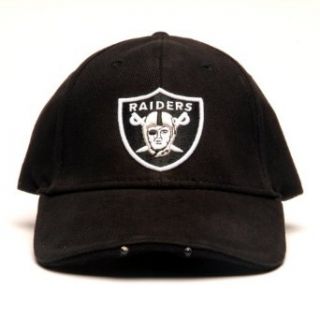NFL Oakland Raiders Dual LED Headlight Adjustable Hat  Sports Fan Novelty Headwear  Clothing