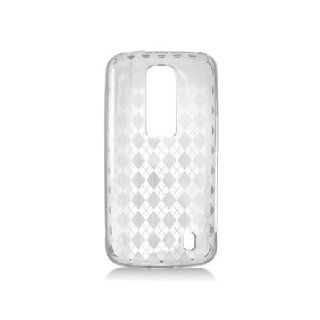 LG Nitro HD P930 Clear Hex Black Flex Transparent Cover Case Cell Phones & Accessories