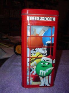 COLLECTIBLE M & M TIN TELEPHONE BOOTH #14  Collectible Figurines  