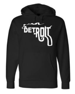 Detroit Gun  Lions, Tigers, Red Wings, Pistons Fan Michigan Pride Hoody / Unisex Hoodie Clothing