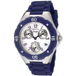 Invicta Women's 0703 Angel Collection Dark Blue Multi Function Rubber Watch at  Women's Watch store.