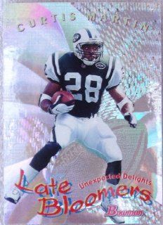 Curtis Martin 1999 Bowman Late Bloomers Card #U8  Sports Related Trading Cards  Sports & Outdoors