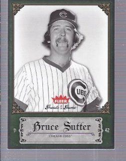 2006 Greats of the Game #17 Bruce Sutter Chicago Cubs at 's Sports Collectibles Store
