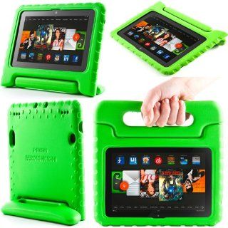 i Blason ArmorBox Kido Series for  Kindle Fire HDX 7 Inch Tablet [Not Compatible with Kindle Fire HD 7] Light Weight Super Protection Convertiable Stand Cover Case Kids Friendly (Green) Kindle Store