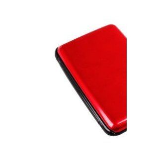 Aluminum RFID Blocking Credit Card Case Wallet Waterproof   Red 