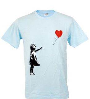Tshirtmystyle  Kid leave Heart Balloon Banksy Man T shirt at  Mens Clothing store Fashion T Shirts