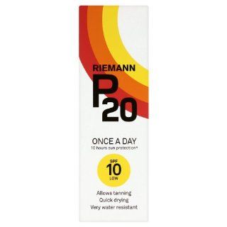 Riemann P20 Once a Day 10 Hours Protection Sun Cream Spf10 Low   100 Ml  Sunscreens  Beauty