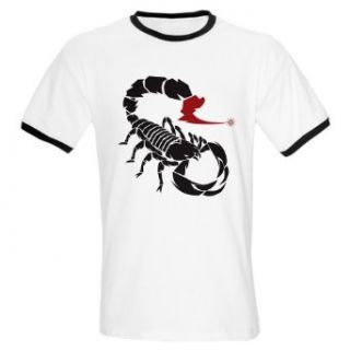 Artsmith, Inc. Ringer T Shirt Tribal Scorpion Novelty T Shirts Clothing