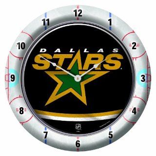 NHL Dallas Stars Game Time Clock  Sports Fan Alarm Clocks  Sports & Outdoors