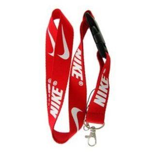 Red Nike Lanyard  Identification Badges 