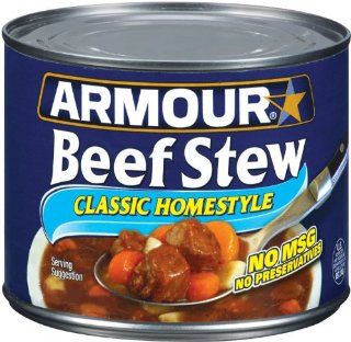 Armour Classic Homestyle Beef Stew, 23 Ounce Cans (Pack of 6)  Grocery & Gourmet Food