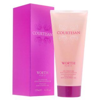 Courtesan by Worth For Women. Shower Gel 6.7 Ounces  Bath And Shower Gels  Beauty