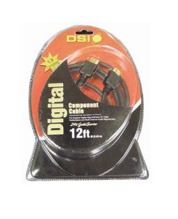 Diamond COMP12 Premium Component Video Cable , 12"   Black Electronics